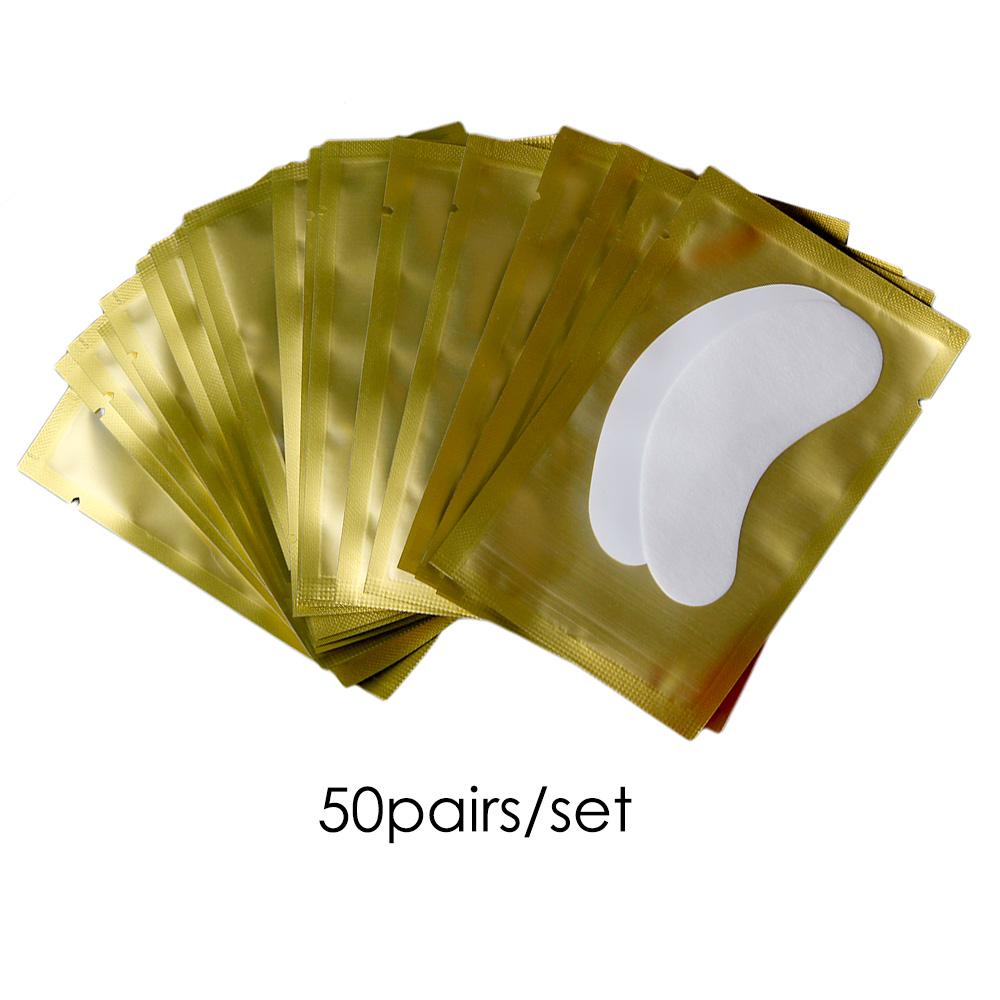 Papírové náplasti na prodlužování řas Naroubované samolepky pod oční polštářky bez chlupů Nástroje na líčení