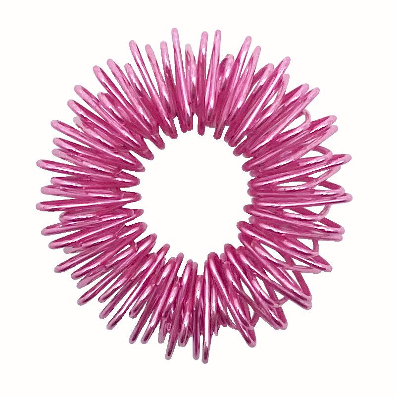 Mini Spring Finger Massage Ring - Decompression Finger Massager Circle.
