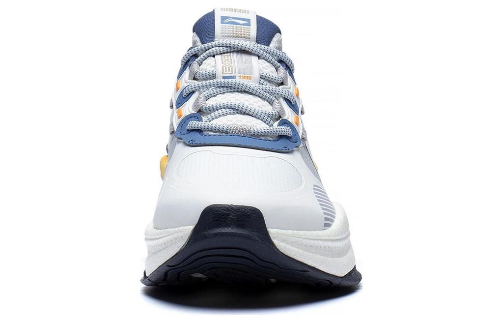 Li Ning Exceed 5 Trendy Cushioning Slip Resistant Abrasion Resistant Lightweight Low Top Casual Shoes Men's Mist White AGLS173-1