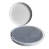 Round Shaped Coaster Silicone Mold Heart Print Resin Tray Crafting Mould Creative Tabletop Decoration Molds Jewelry Tool