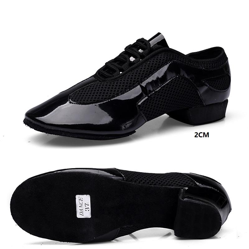 Latin Dance Shoes Women Adult With Soft Bottom Square Dance Shoes Ventilate Shiny Sneakers Ballroom Dancing