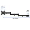 Suptek MD6ARM3 Pole-Mounted 6-Axis Single Monitor Arm, Compatible with 13-32 Inch Monitors, 10kg Weight Capacity, VESA 75-100mm