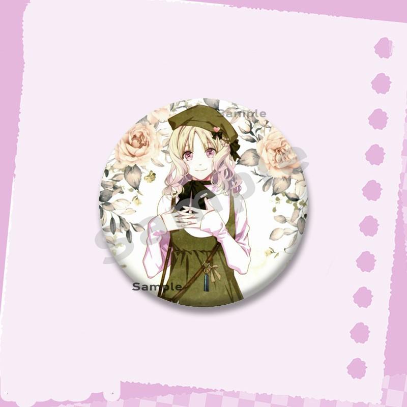 Hot Game Series Diabolik Lovers Soft Button Pins Cartoon Round Brooch on Backpack Ayato Kanato Laito Jewelry Badge Friend Gifts