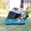 LVS-702 Motorcycle Helmet, Men's and Women's Dual Lens Couple Street Bike Full Helmet, Personality Prone Racing Helmet