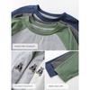 European Boys' Raglan Spring Wear T-shirt Pure Cotton New Spring Wear Easiest for Match Baby Toddler Bottoming Shirt Tops Kids Children's Clothing