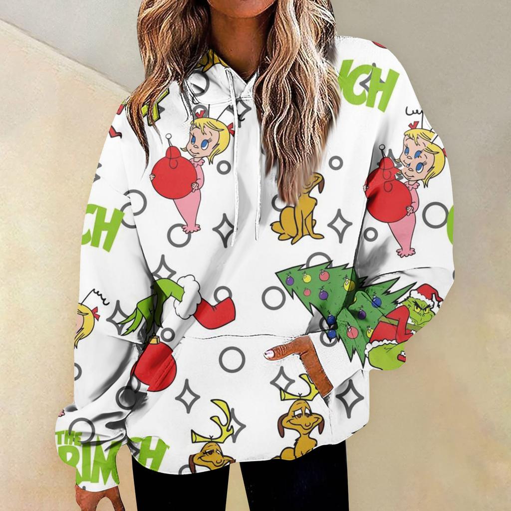 Women's Fashion Daily Versatile Casual Crewneck Sweatshirts Graphic Daily Long Sleeve Gradient Patchwork Printed Top Sweatshirts