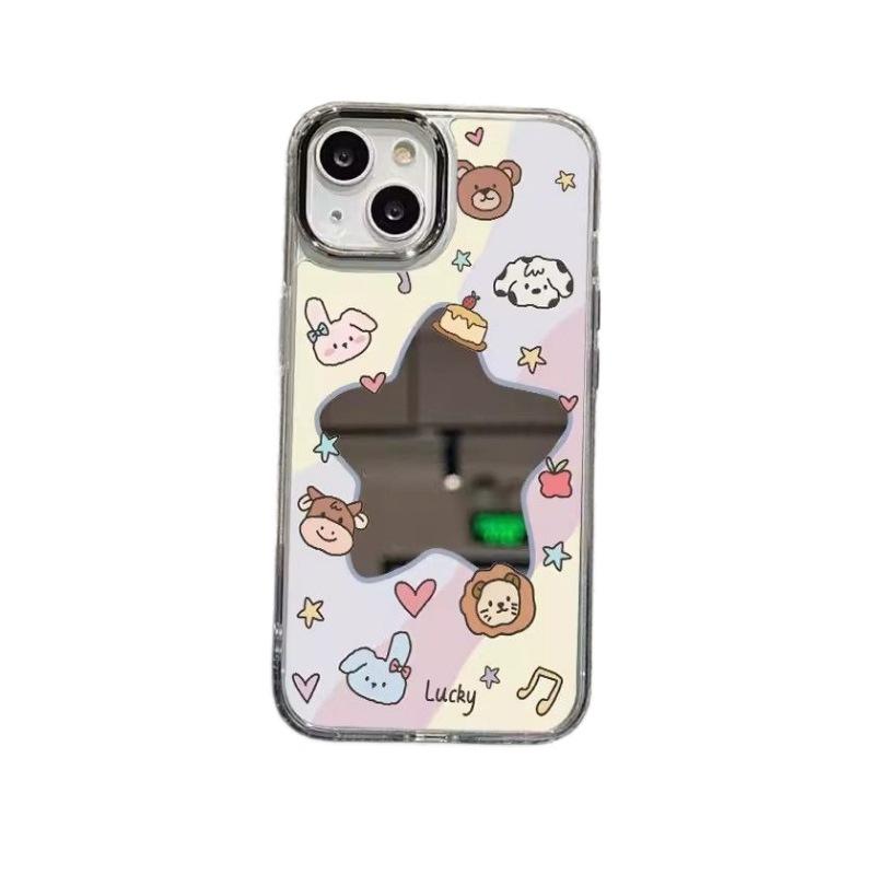 Mirror star animal iPhone11promax Apple 11 mobile phone case 11 cartoon 11 mirror 11 cute 11 female