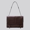Small-scale, High-end Vintage Messenger Bag for Business and Casual Wear, Single-shoulder Cross-body Briefcase