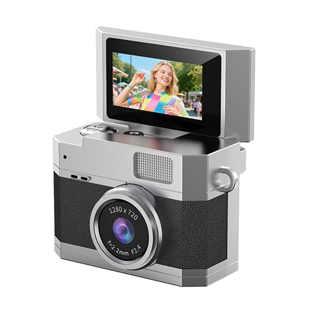 0.96 Inch Mini Camera Retro CCD Digital Camera Vintage Small Camcorder Portable Video Recorder Camera for Outdoor Travel Sports