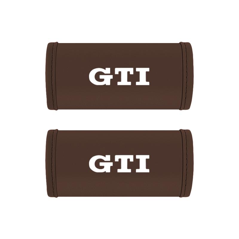 2Pc Car Anti Slip Pull Glove Car Interior Leather Handle Protector Cover For Volkswagen VW Golf T5 ID3 T-ROC Atlas T-Cross Jetta Zh2
