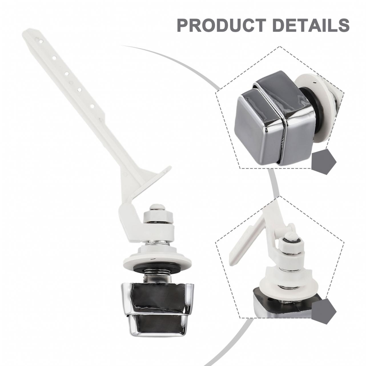 

Convenient and Stylish Push Button Toilet Flush Kit with Side Mount Handle