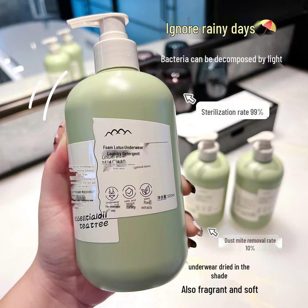 1 Bottle Tea Tree Essence Antibacterial Underwear Laundry Detergent [Newcomer Limited Edition]