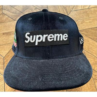 Used Price Reduction! ! Supreme Supreme Velour Box Logo New Era