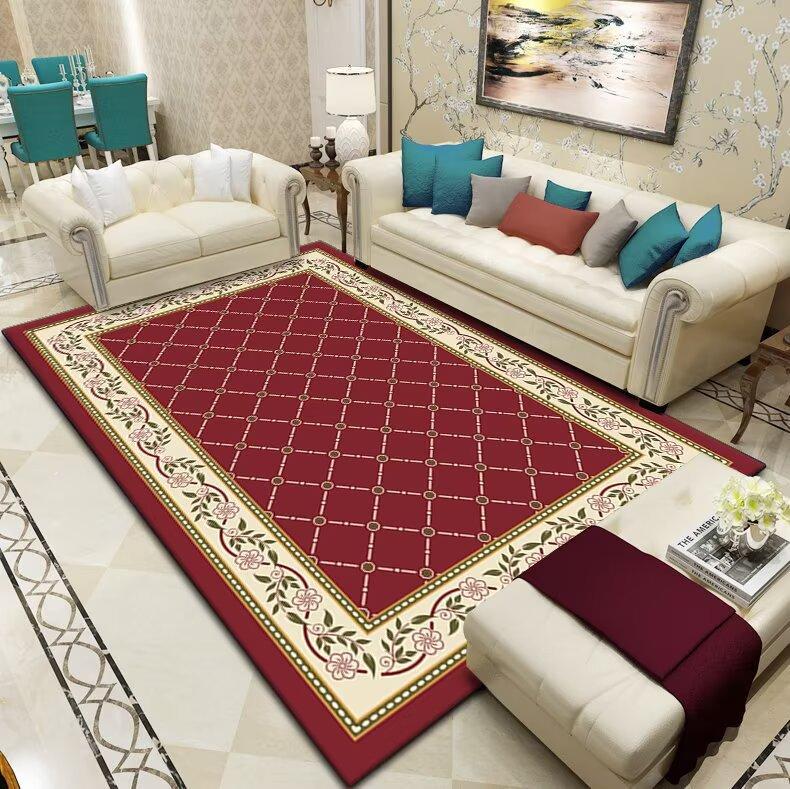 

Классический ковер для украшения гостиной, грязеотталкивающий и простой в уходе, ковер большой площади 160*230cm