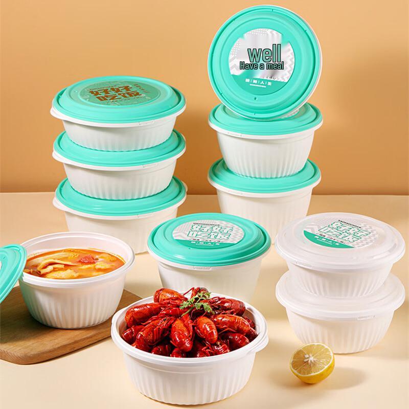 Ronghe Panda-serien Engångsrunda matbehållare