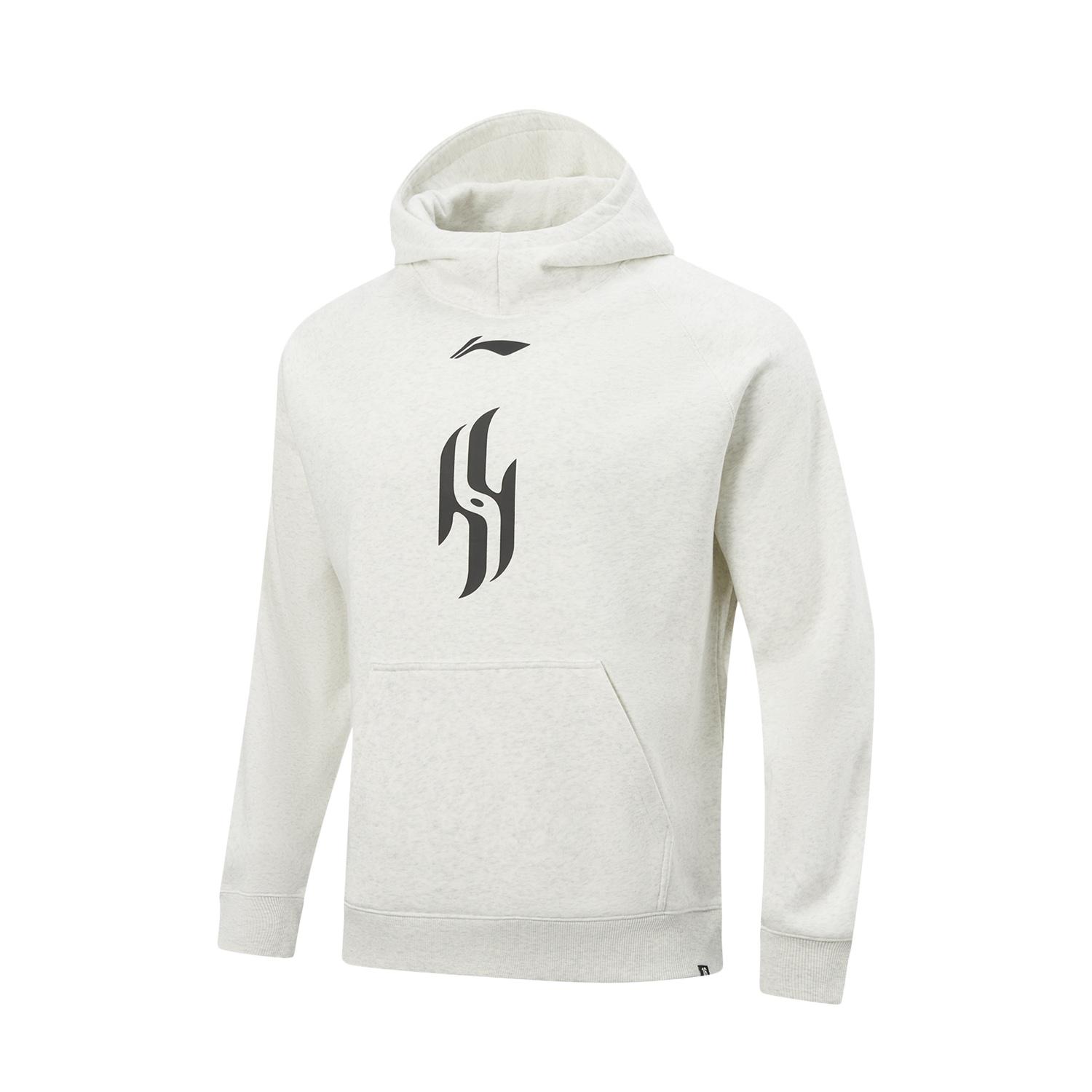 

Li Ning Баскетбольная серия Флисовая подкладка Теплая Повседневная Универсальная Удобная Свободная Модная Толстовка Мужские худи AWDVP17-5 XL