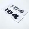 FD06-3D Flat Letters ABS Emblem GTX GTC ID4 ID6 for Volkswagen Car Tailgate Trunk Lid Nameplate Badge Logo Sticker Chrome Black