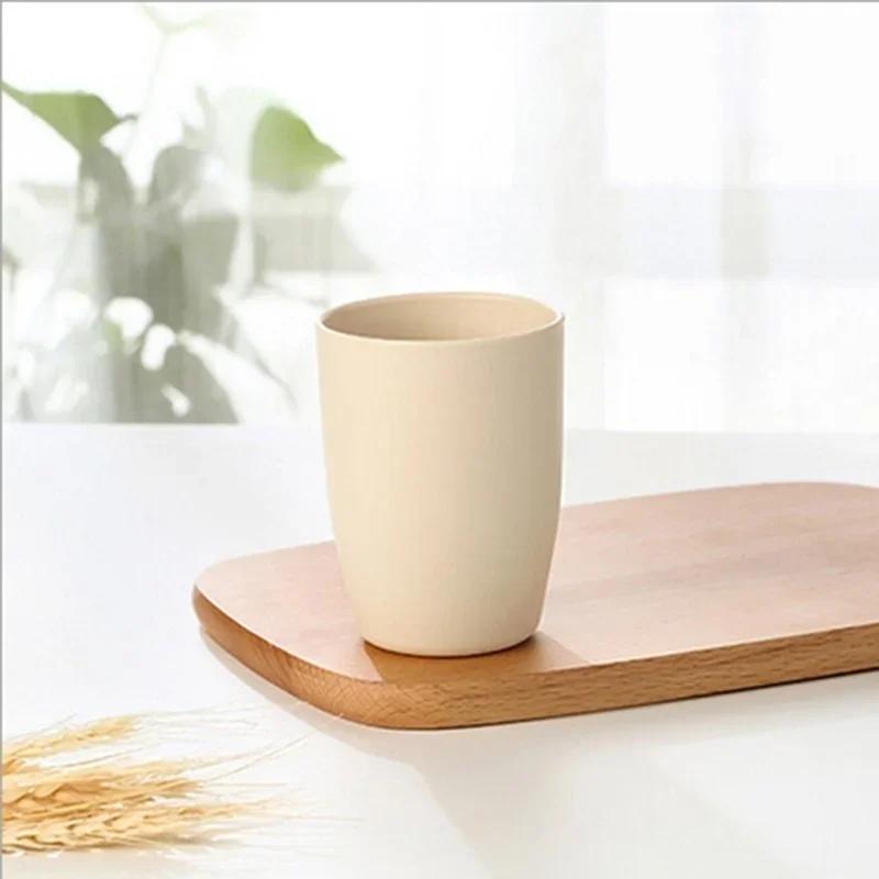 Simple and Fresh Couple Brushing Cup Thickened Round Mouthwash Cup Plastic Water Cup Wash Cup Brushing Tooth Cylinder