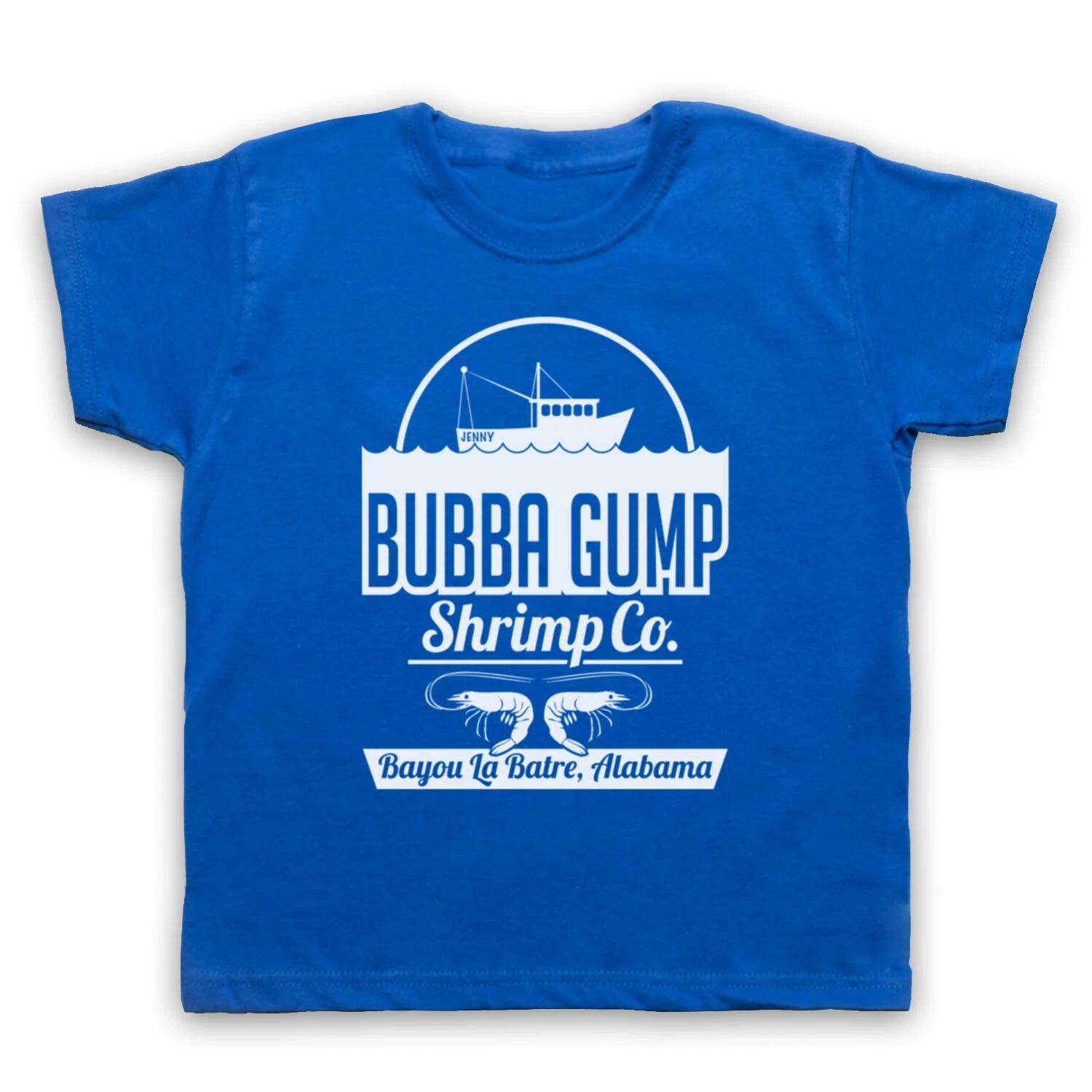 FORREST GUMP UNOFFICIAL BUBBA GUMP SHRIMP CO. FOREST KIDS CHILDS Boys Baby Children T-shirt 160