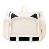 Ita Oshikatsu A4 Cute Cat Ear Backpack with Clear Shoulder Backpack for Perfect for and Travel [TINYAT] Bag, Backpack, Size, Water-Repellent, 3-Way,