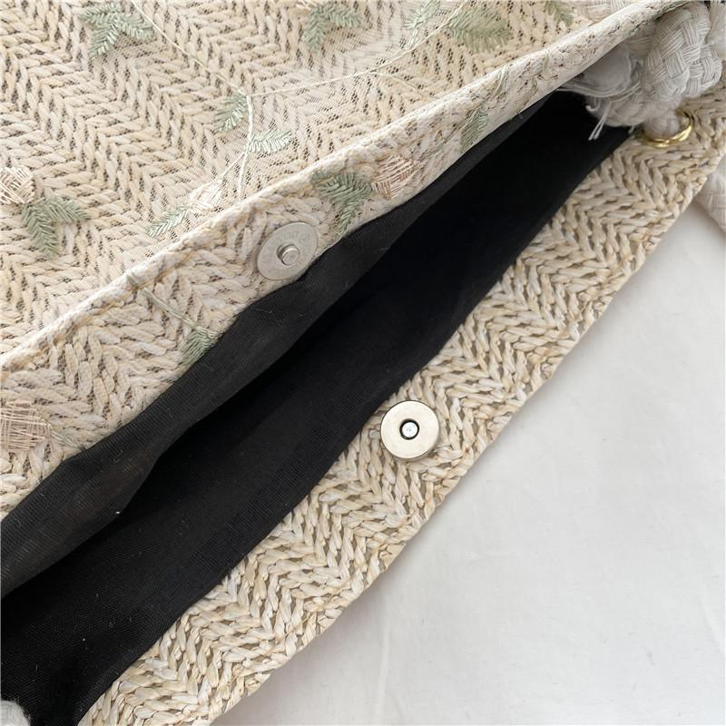 Women Summer Luxury Handbag Picnic Bags Fashion Woven Bag Handbags for Female Portable Bucket Bag