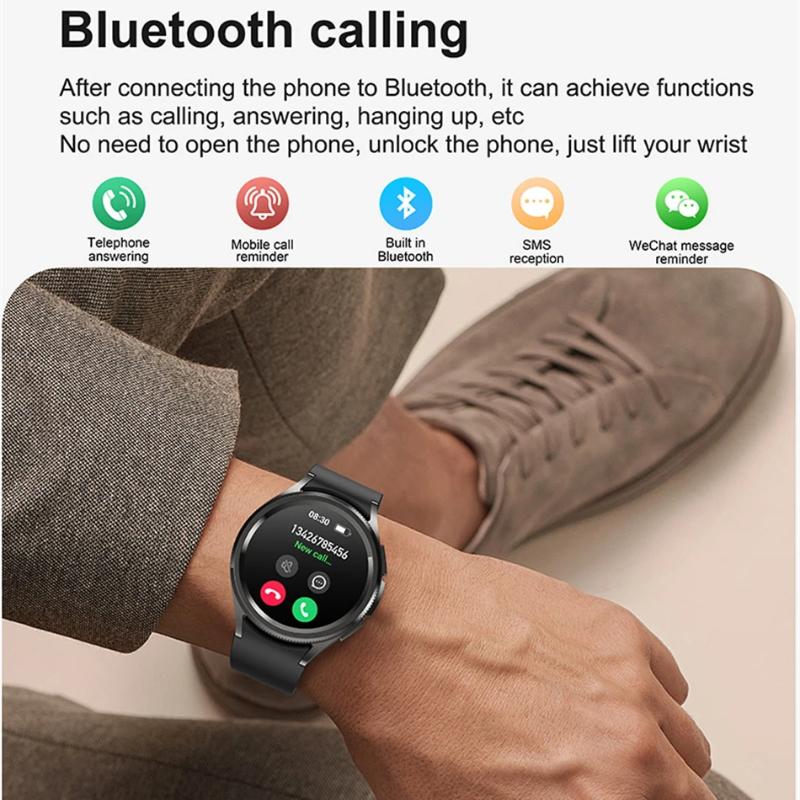 2026 New Watch 6 Smartwatch AMOLED Always On Display Bluetooth Call GPS NFC Smart Watch Men Women's Health for Android IOS