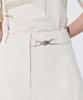 WNDERKAMMER Belted Cotton Bermuda Pants_Cream