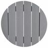 Garden Bar Set 3 Pcs Light Grey HDPE