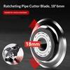 Water Pipe Cutter High-Strength Zinc Alloy Ratchet Tube Cutter Ergonomic Anti-Slip Handle Portable Pipe Cutter Tool