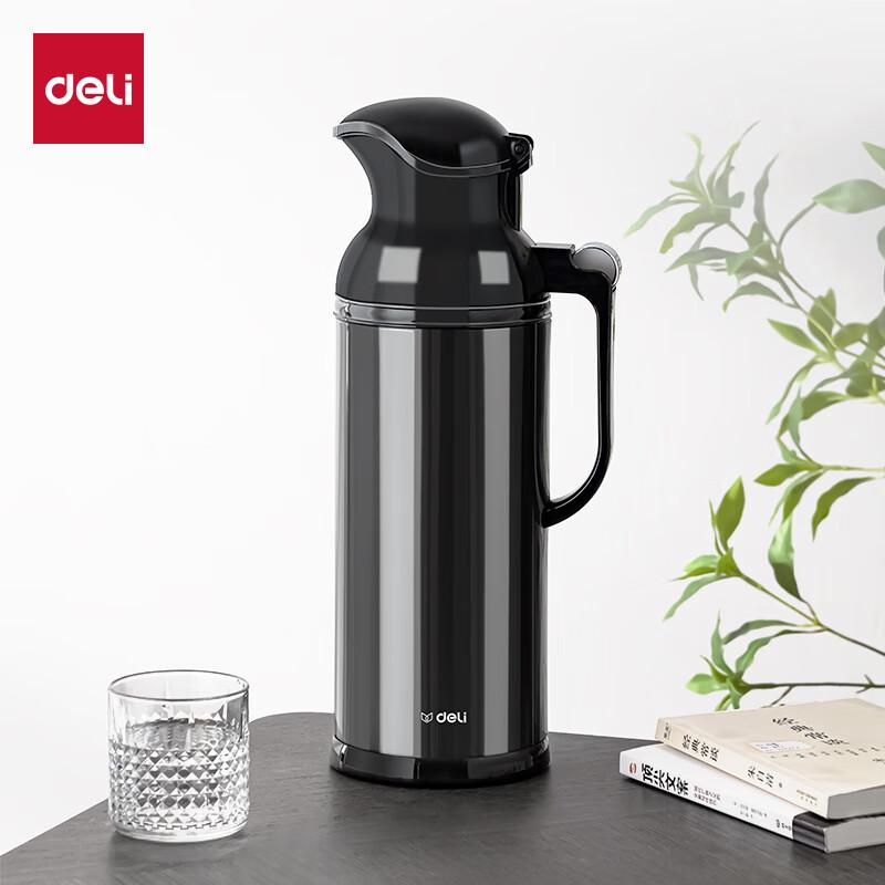 Термос Deli LL112 с двойными стенками и стеклянной колбой, 2 л