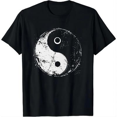 Symbol Yin Yang Tao Taijitu Jóga Mír Láska Tričko Čínské Yin-yang Bagua Tai Chi Oblečení Vrcholy Trička pro Muže Camisetas