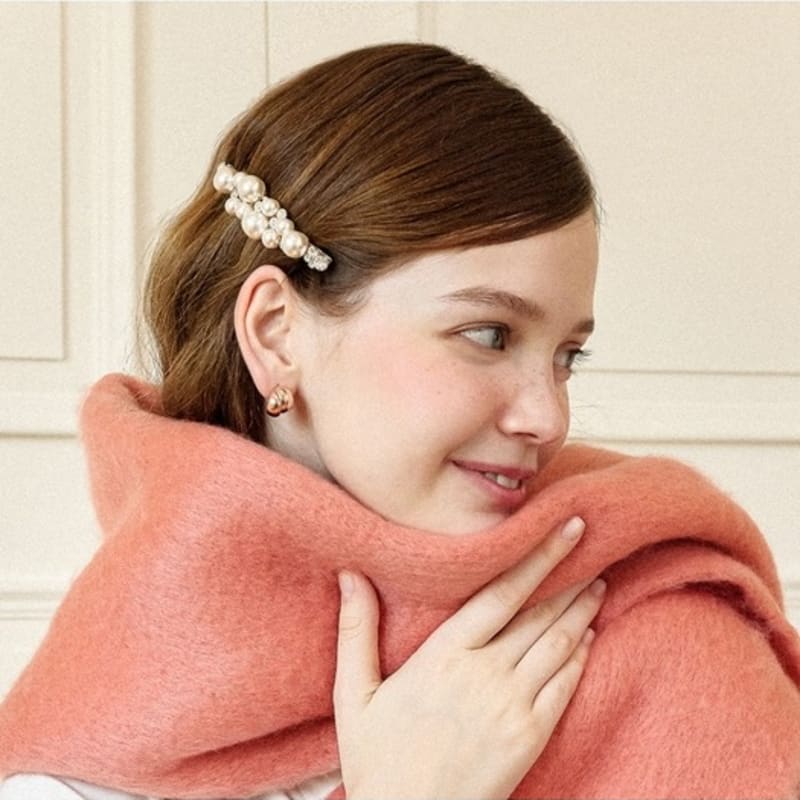 Dana Burton Radiant Pearl Cubic Hairpin