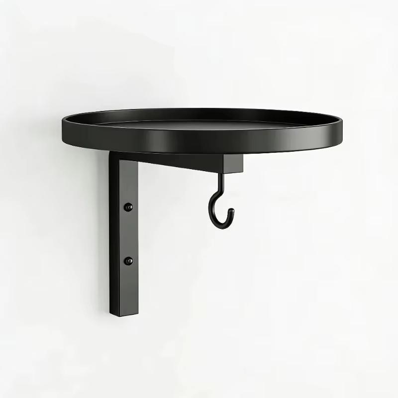 Hook Design Iron Wall Bathtub Bird Feeder Easy Install Weather Resistant Outdoor Courtyard Ornament