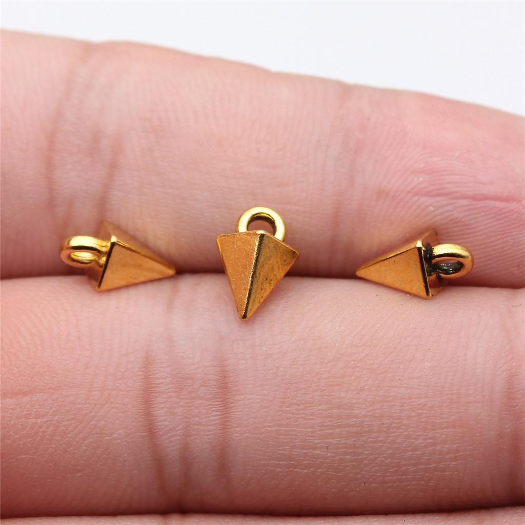 Accessories Parts Cone Shape Pendant End Beads Vintage Jewelry Supplies SA051