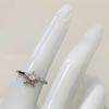 Forest-Inspired Sparkling Diamond Elk Antler Ring – Simple, Fashionable Index Finger Accessory