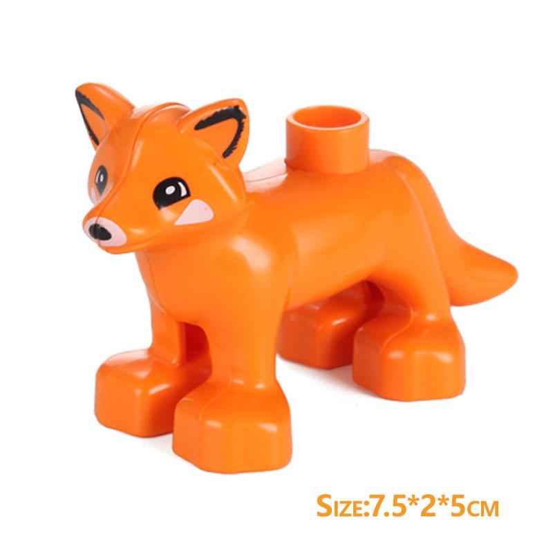 

1 шт. Большой строительный блок Классическое морское животное Дикая природа Пингвин Кит Совместимый набор кирпичиков Дупло Дополнительная игрушка для детей