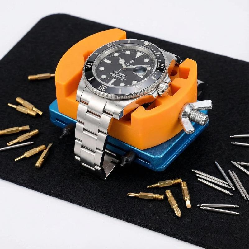 81-Piece Watch Repair Kit: Press Tool, Battery & Link Replacement Tools