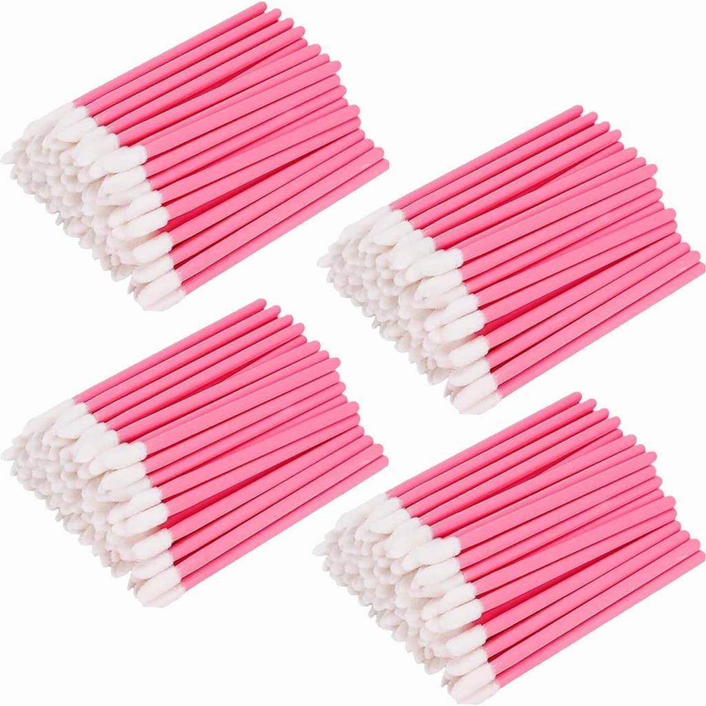 Set of 400 Disposable Lip BetterJonny 9cm Long Portable Lip Hollow Makeup Beauty Tool Brushes, Brushes, Easy-to-Use Rods, Portable, Multi-Purpose