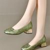 zapatos de mujer women classic round toe light weight comfort office career square heel shoes lady casual elegant pumps ab255
