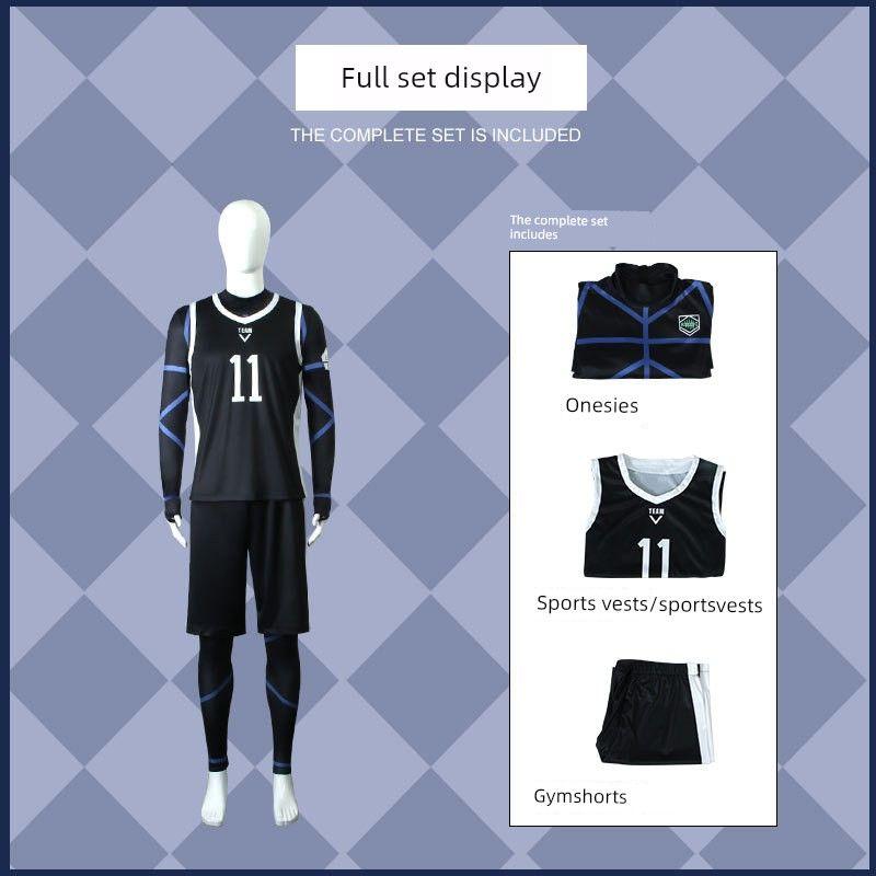 Blue Prison Anime Cosplay Costumes for Isagi Yoichi, Hyouka, Chigiri Hyoma, and Rensuke