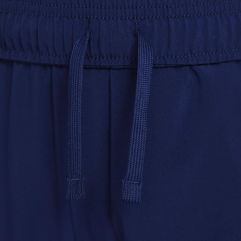 Nike Kids Solid Color Logo Drawstring High Waist Casual Pants Kids Bottoms Dark-Blue DD8428-492