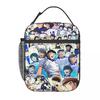 Japan Football Manga Captain Tsubasa Insulated Lunch Bag for Women Office Cooler Thermal Food Box Tote Lunch Boxes Container
