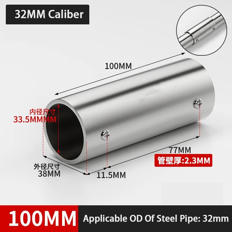 25mm 32mm Stainless Steel Round Tube Connector 2 Way Pipe Connector Pipe Fittings Pipe Connection Shelf Joints Tube Accessories