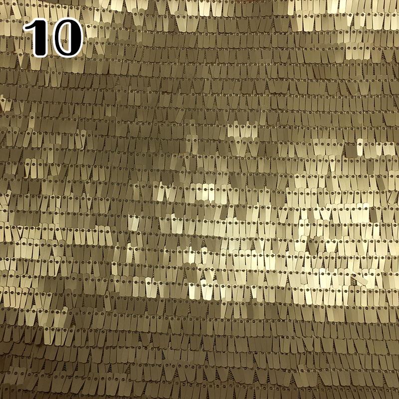 100x130cm Glitter Sparkly Fabric Iridescent Sequin Embroidery Mesh Fabric Stage Costume Party Evening Dress Decor Diy Material