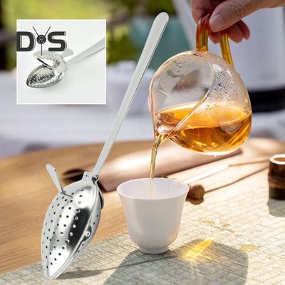 Stainless Steel Tea Diffuser with Hook Fine Holes Tea Interval Filter for Loose Leaf Tea And Coffee Brewing Portable Tea Infuser for Home Travel