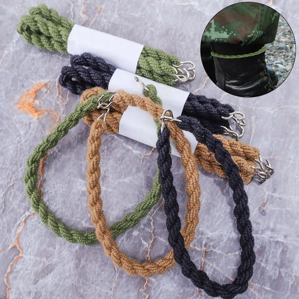 2Pcs Black Green Khaki Leggings Elastic Rope 18cm Riding Boot Rubber Band Outdoor Hiking