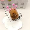 5Pcs Pink Headband Capybara Flocking Hairpin Cartoon Animal Spring Hair Clip Lovely Headwear Hair Accessories Party Favors