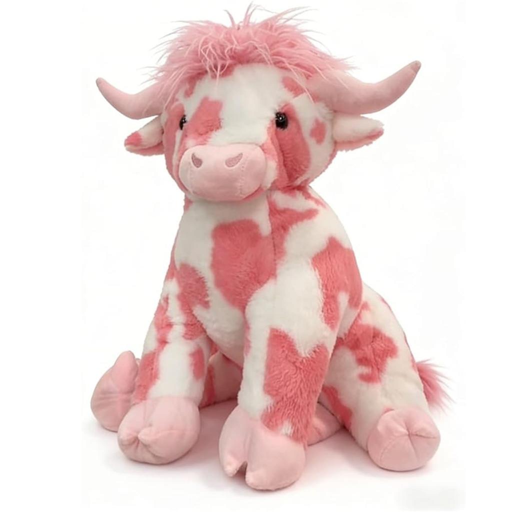 Cow Stuffed Animal, Cute Plushies Cow Gifts, Realistic Cows Plush , Peluches Toys Decor