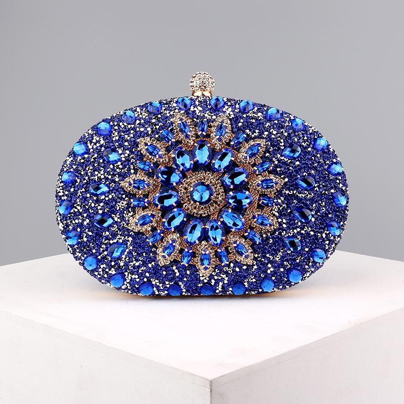 Diamond Women Luxury Clutch Evening Bag Wedding Crystal Ladies Cell Phone Pocket Purse Female Wallet for Party Quality Gift