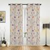 Lavender Purple Flower Romantic Bedroom Curtains Living Room Spaces Curtain Drapes Kitchen Spaces Kids Room Window Curtain Modern Home Decor